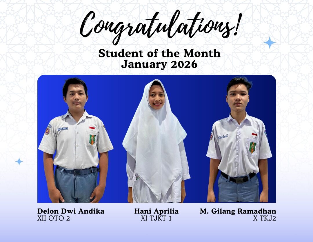 Read more about the article Penghargaan Student of the Month Untuk Tiga Peserta Didik