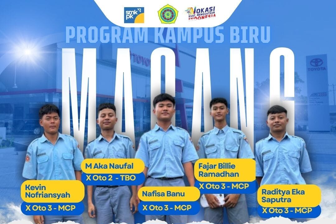 You are currently viewing SMK Muhammadiyah 2 Metro Kirim 5 Siswa Untuk Magang di Auto 2000
