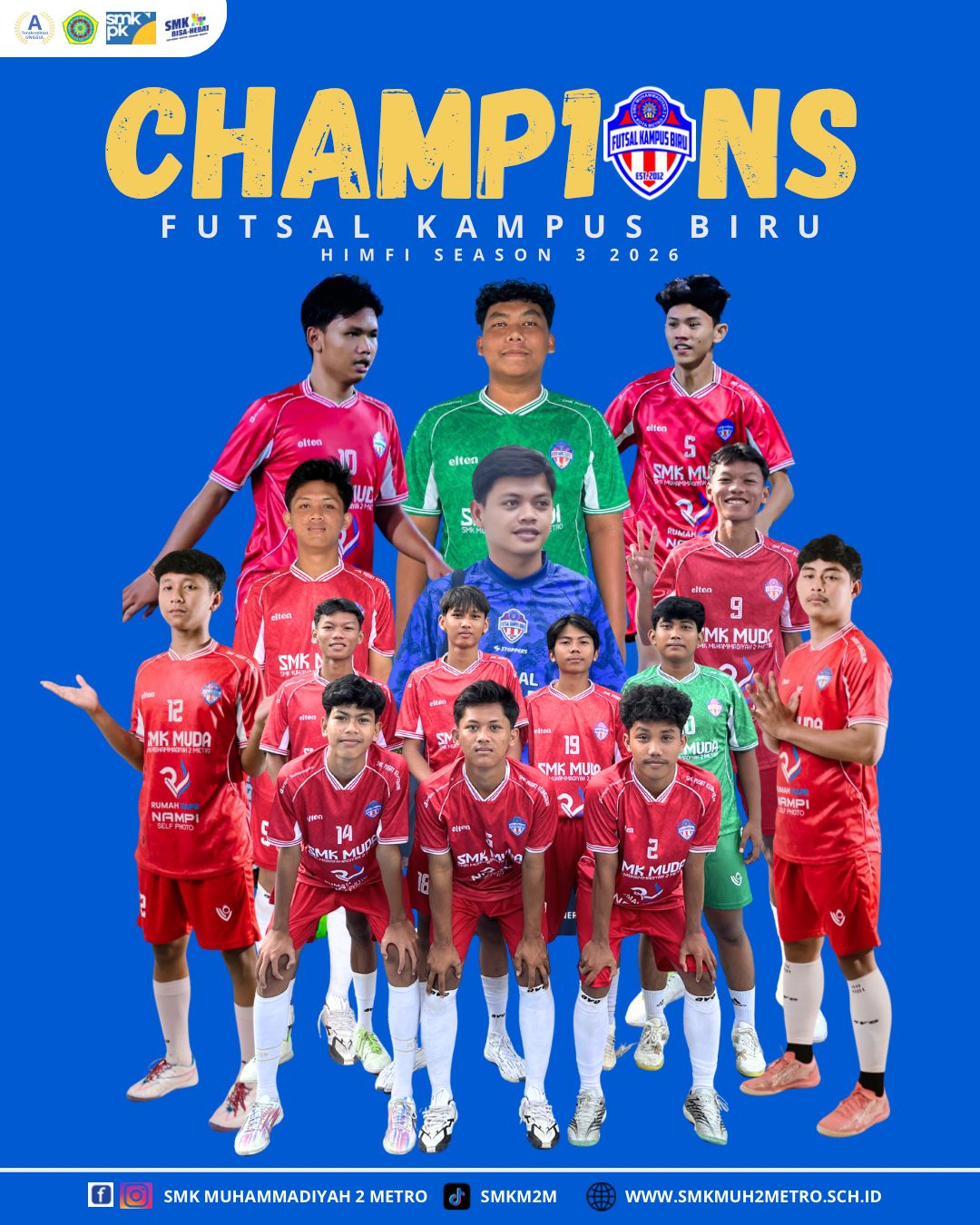 You are currently viewing Tim Futsal Raih Juara 1 Physio Competition Season 3 Tingkat Lampung