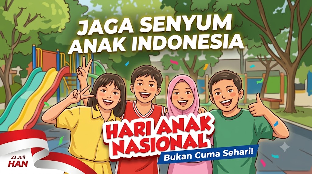 You are currently viewing Menjaga Senyum Anak Indonesia: Bukan Cuma Tugas Sehari dalam Setahun