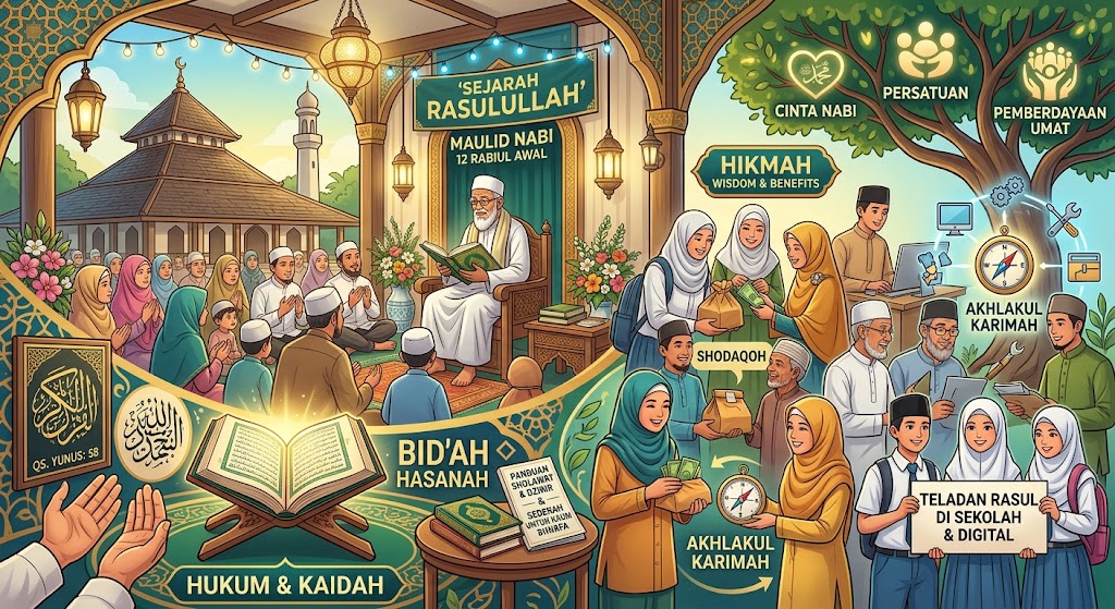 You are currently viewing Memaknai Maulid Nabi dalam Perspektif Sejarah, Hukum, dan Hikmah