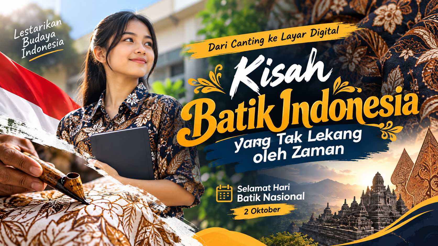 Read more about the article Dari Canting ke Layar Digital: Kisah Batik Indonesia yang Tak Lekang oleh Zaman